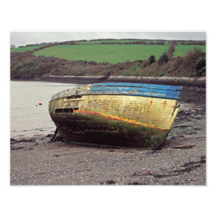 Schiffswrack Fotodruck