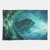 Schiffswrack Geschirrtuch (Horizontal)