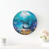 Schiffswrack Große Wanduhr (Zuhause)