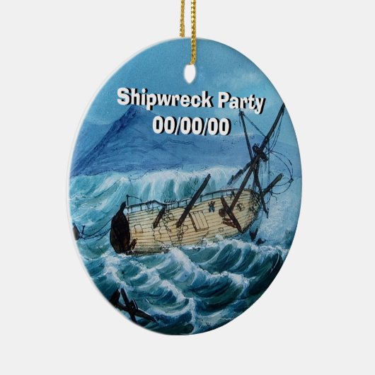 Schiffswrack Keramik Ornament (Rechts)