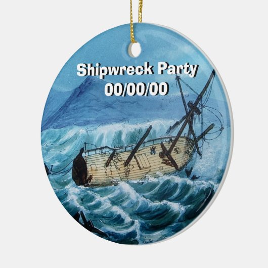 Schiffswrack Keramik Ornament (Links)