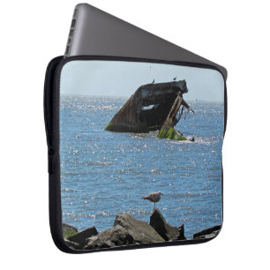Schiffswrack Laptopschutzhülle