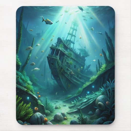 Schiffswrack Mousepad (Vorne)