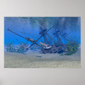 Schiffswrack Poster (Vorne)
