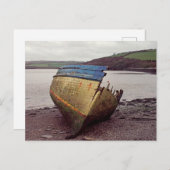 Schiffswrack Postkarte (Vorne/Hinten)