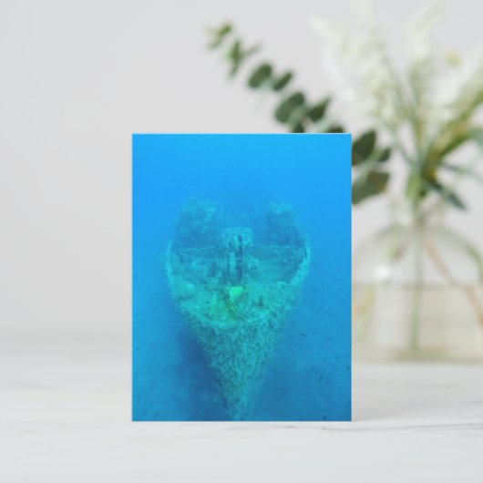 Schiffswrack Postkarte (Stehend Vorderseite)