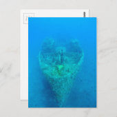 Schiffswrack Postkarte (Vorne/Hinten)
