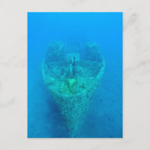 Schiffswrack Postkarte