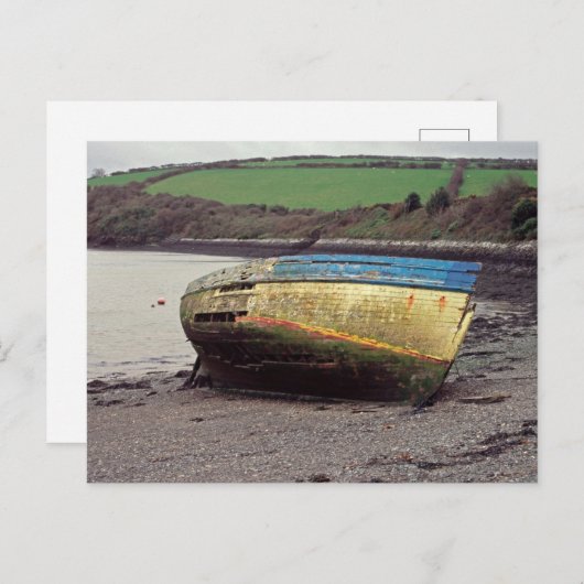 Schiffswrack Postkarte (Vorne/Hinten)