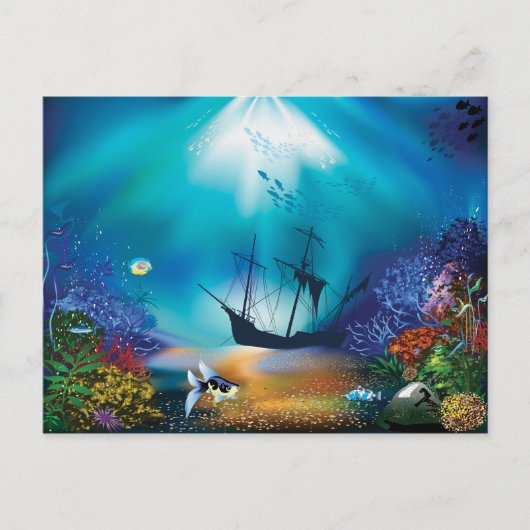 Schiffswrack Postkarte (Vorderseite)