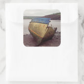 Schiffswrack Quadratischer Aufkleber (Tasche)