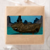 Schiffswrack unter Wasser (Insitu)