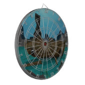 Schiffswrack unter Wasser Dartscheibe (Vorderseite Links)