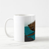 Schiffswrack unter Wasser Kaffeetasse (Links)