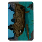 Schiffswrack unter Wasser Magnet (Vertikal)