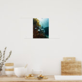 Schiffswrack versteckt hinter einem Riff Poster (Küche)