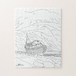 Schiffswrack von Corpach Schottland Puzzle