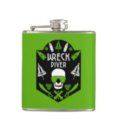 Schiffswrak Seetaucher Flachmann (Vorderseite)