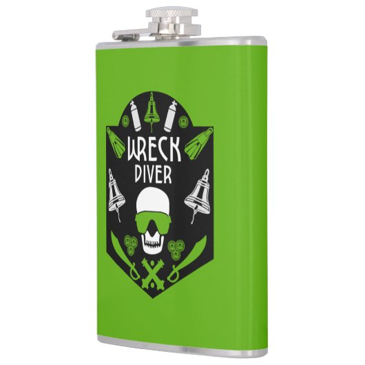 Schiffswrak Seetaucher Flachmann (Links)