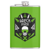 Schiffswrak Seetaucher Flachmann (Vorderseite)