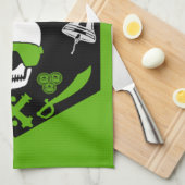 Schiffswrak Seetaucher Geschirrtuch (Viertel Falte)