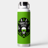 Schiffswrak Seetaucher Trinkflasche (Rückseite)