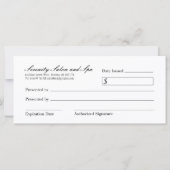 SCHIFFZERTIFIKAT (Rückseite)