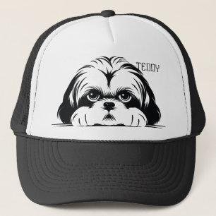 Schih Tzu Dog pinkeln. Personalisiere Truckerkappe