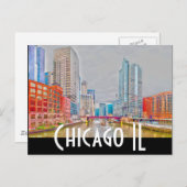 Schikane Postkarte (Vorne/Hinten)