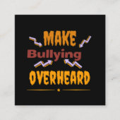 Schikanen ist ausgestorben! begleitkarte (Vorderseite)