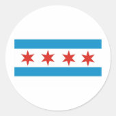 Schikonflagge Runder Aufkleber (Vorderseite)