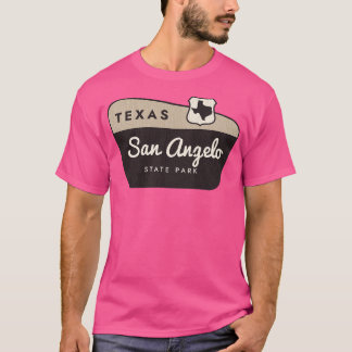 Schild am San Angelo State Park Texas T-Shirt