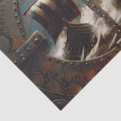 Schild-Ansicht-Wikingschiffe Seidenpapier (Ausschnitt)