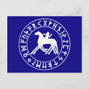 Schild auf der Postkarte