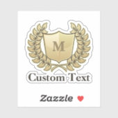 Schild Aufkleber (Blatt)