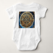 Schild aus dem Warding Sigil Baby Strampler (Rückseite)