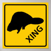 Schild "Beaver Crossing Highway" (Vorne)
