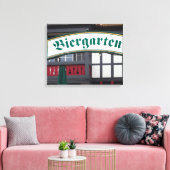 Schild Biergarten, Deutschland (Insitu (Wohnzimmer))