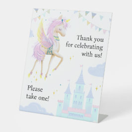 Schild "Bitte nehmen Sie eins!" für Babydusche.