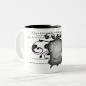 Schild der christlichen Tasse des Glaubens (Vorderseite Links)