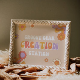 Schild der Groovy Gear Creation Station | Groovy P