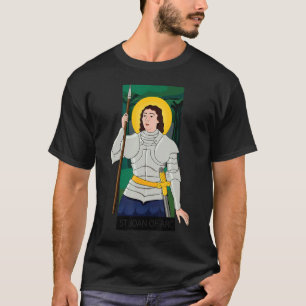 Schild der heiligen Johanna von Orléans Vintage-Fr T-Shirt