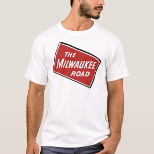 Schild der Milwaukee Road Eisenbahn 2 T-Shirt