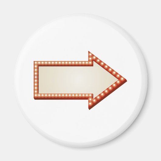 Schild der Pfeilmarkierungen Magnet (Vorne)