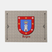 Schild der Rücken auf Kobelstein Fußmatte (Vorderseite)