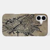 Schild der Schwerter Kunstleder iPhone Hülle (Rückseite (Horizontal))