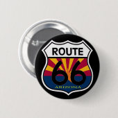 Schild des Arizona-Flaggen-Weg-66 Button (Vorne & Hinten)