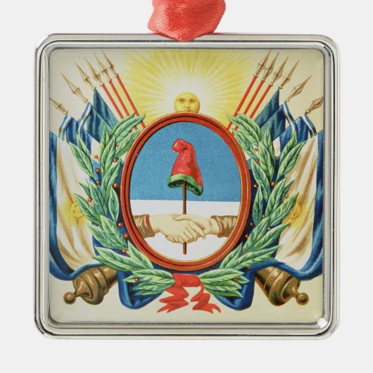 Schild des Bündnisses von Argentinien Ornament Aus Metall (Vorne)