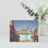 Schild des Giant Dipper Postkarte (Stehend Vorderseite)