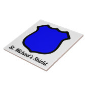 Schild des hl. Michael Fliese (Seite)